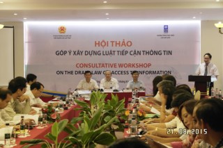 Hội thảo khoa học Góp ý xây dựng Luật tiếp cận thông tin